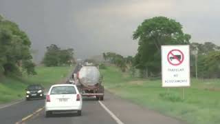 Viagem de Nova Granada até orindiuva debaixo de chuva..