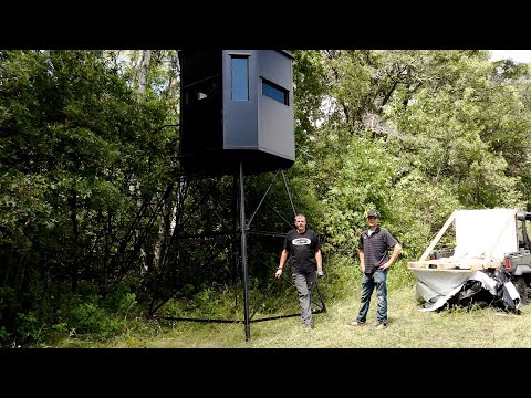 Easy to Assemble Hunting Blind (Orion Tower and Blind)