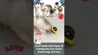 Food Feeder Ball Puppy IQ Training Toy Anti Choke Puzzle Dogs and Cats