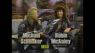 M.S.G. (McAuley Schenker Group) - MTV Interview 1990.01.13 (Headbangers Ball Full HD Remastered Vid)