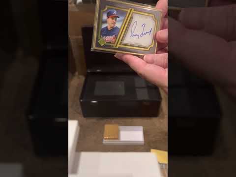 2021 Topps Transcendent Case Box Break 4 of 5.  Wow another great superfractor and a president.