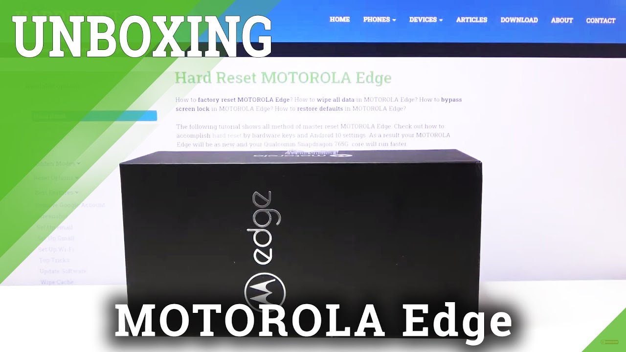 What’s in the box? – Unboxing of MOTOROLA Edge