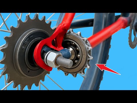 This Farmer Is A Genius! Turn Your Bicycle Into A Powerful Chainless Shaft Drive Motorcycle