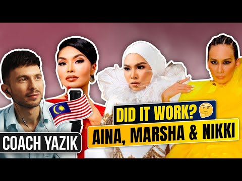 YAZIK reacts to Aina Abdul, Marsha Milan & Nikki Plikat