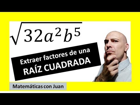 ▷ Cómo extraer factores de una RAÍZ CUADRADA