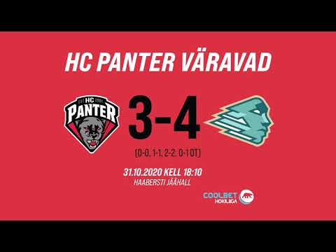 HC PANTER vs HC EVEREST 31.10.2020 kodumeeskonna väravad