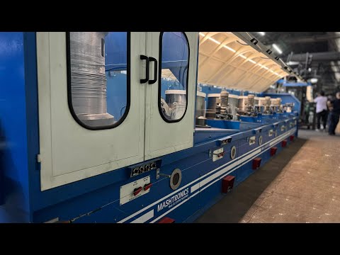 Initial startup of the MBK-6/1.630-5.550 Wire Drawing Machine in Ohio, USA!