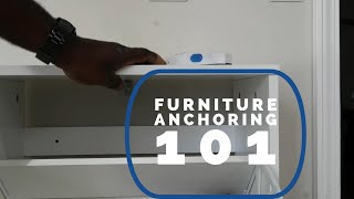 How to anchor furniture to wall