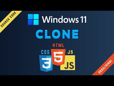 Create Windows 11 Clone: Html, Css, Javascript Tutorial – UNSM