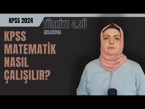 KPSS MATEMATİK NASIL ÇALIŞILIR? ÖABT Türkiye 4.sünden KPSS Matematik için Tavsiyeler...