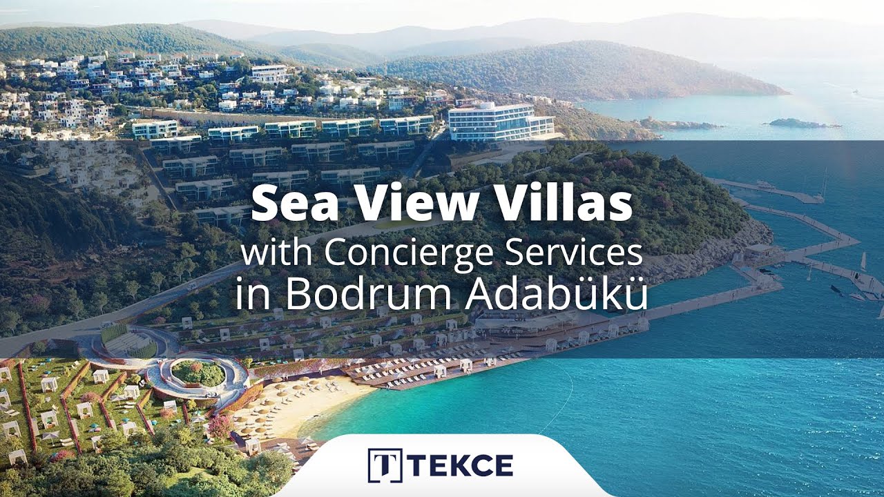 Villas avec 2 Terrasses Vue Imprenable sur Mer à Bodrum Mugla