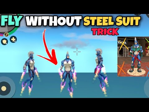 FLY WITHOUT STEEL SUIT ROPE HERO VICE TOWN || WITHOUT IRON MAN SUIT FLY || ROPE HERO VICE TOWN ||