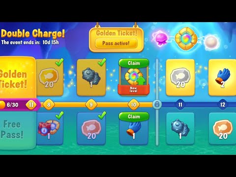 @Fishdom Win Strikes Super Hard Level 10057 - 10063. Double Charge Level 10 🔓