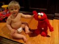 Teddy Is Dancing With Elmo 5 21 09