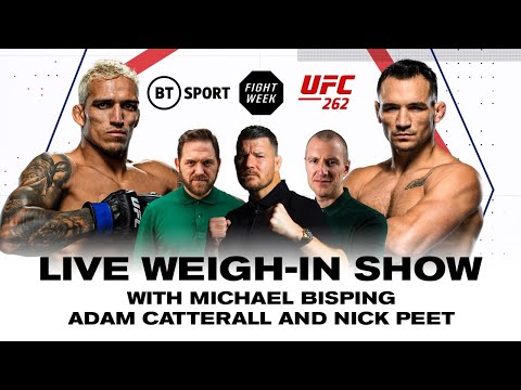 UFC 262 Live Weigh-In Show! Charles Oliveira v Michael Chandler | Fight Week with Michael Bisping