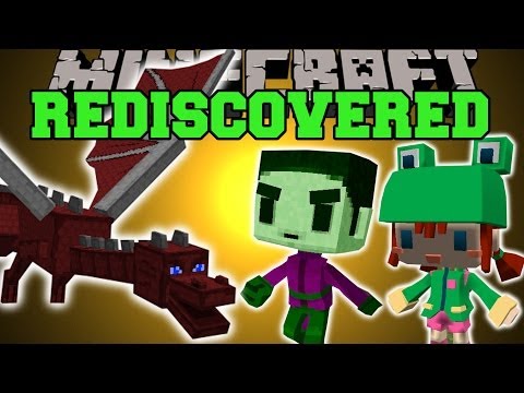 Minecraft: REDISCOVERED (SECRET MINECRAFT FEATURES!) Mod Showcase