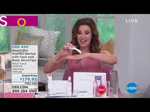 BeautyBio GloPRO Microneedling Device with Face and Body...