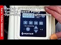 Pentair SUPERFLO VS VST Variable Speed Pump Operating And Programming