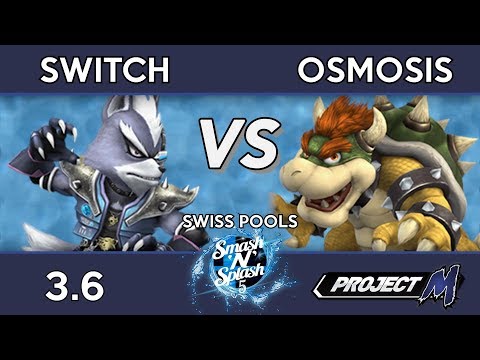 Switch (Wolf) vs GSG | Osmosis (Bowser, Ike) - Smash 'N' Splash 5 Pools