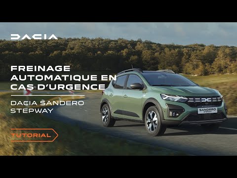 Sandero et Sandero Stepway – Assistance au freinage d'urgence