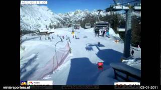 preview picture of video 'Civetta Zoldo webcam time lapse 2010-2011'