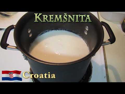 Worldly Treats with No Meats - Croatia - Kremšnita