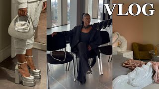 VLOG: MAJOR HOME PROGRESS, THE BOBRISKY BED, LONDON FASHION WEEK & BLEACHING MY BROWS