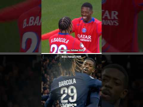 Dembélé scored the EXACT SAME goal twice! ✌️🤯 #UCL #ChampionsLeague #PSG #Ligue1 #Dembélé