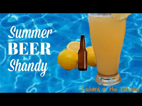 EASY SUMMER COCKTAIL | Lemony Beer Shandy |