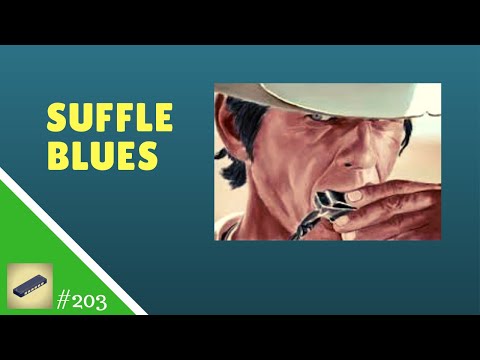 Suffle Blues - GAITA C (Dó) Tablatura fácil