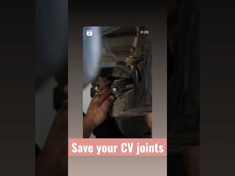 Your 4x4 is lifted, Install Diff drop kit to reduce pressure on CV joints.