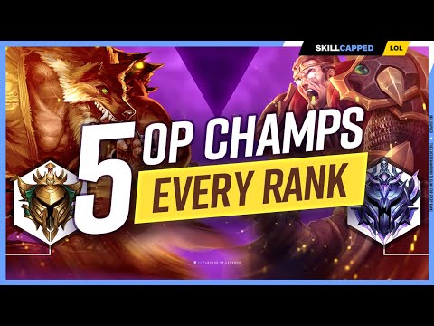 The 5 BEST CHAMPIONS to Climb for EVERY RANK! - League of Legends