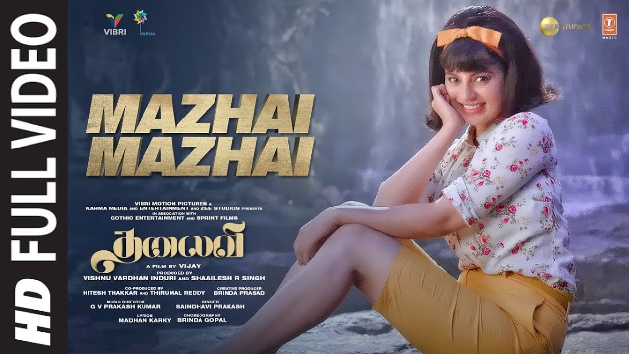 Mazhai Mazhai En Mele Song Lyrics | Thalaivi