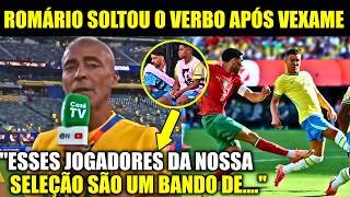 🚨NOSSA! OLHA COMO O ROMÁRIO REAGIU AO VEXAME DA SELEÇÃO BRASILEIRA CONTRA O MARROCOS!