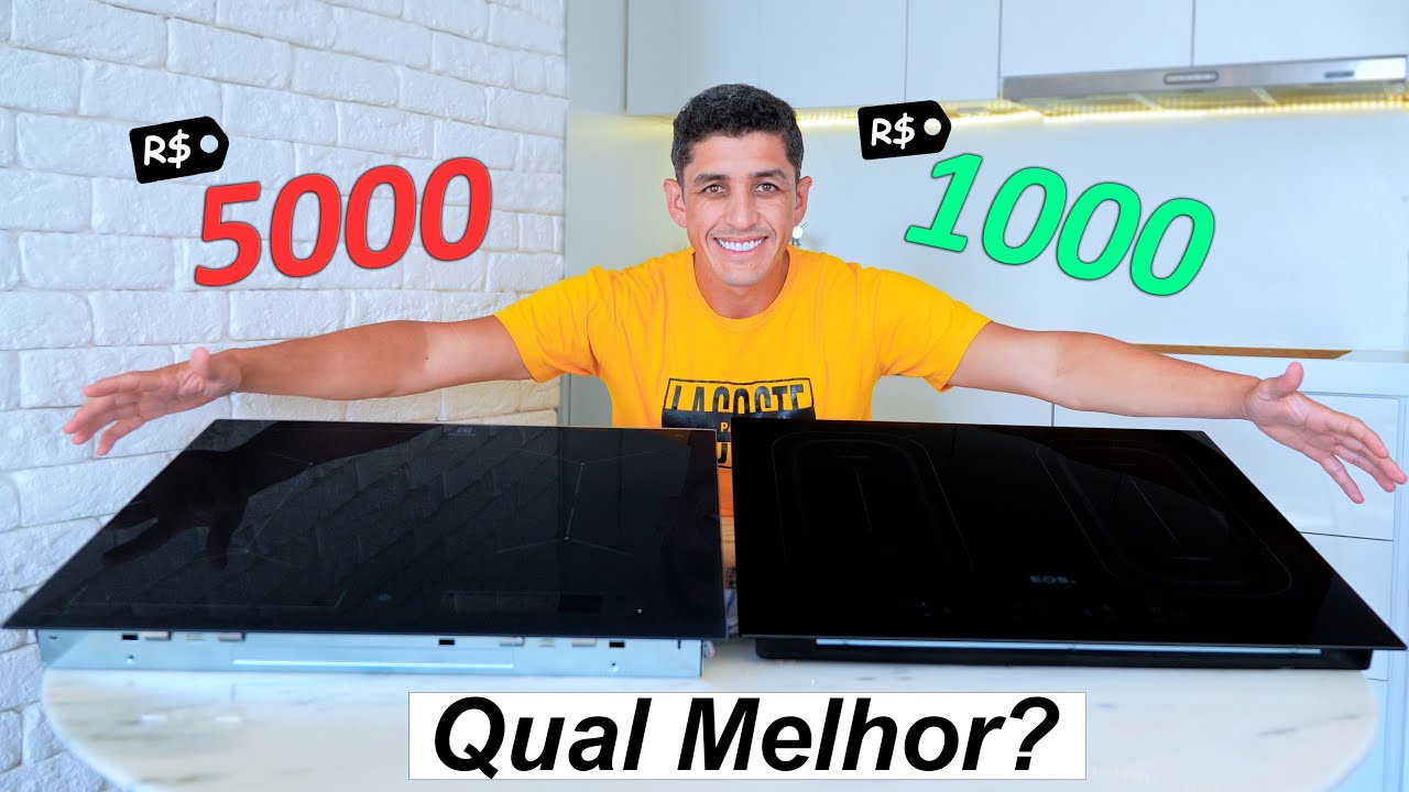 Cooktop Indução de R$ 5000 vs 1000 reais Qual a DIFERENÇA?