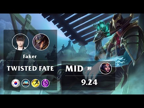 TWISTED FATE MID vs LEBLANC - KR Challenger/Patch 9.24
