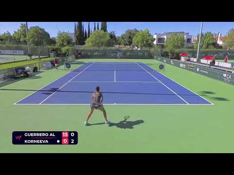 Eva Guerrero Alvarez (ESP) vs Alina Korneeva [2] (RUS) // 0-6 3-6 // W50 Evora // 2nd Round