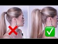 THIS IS MY FAVORITE HACK FOR VOLUME PONYTAIL