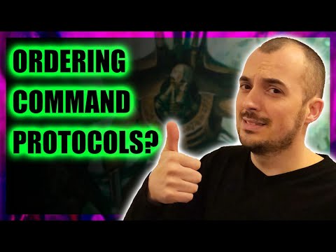 How To Order COMMAND PROTOCOLS - Necrons - War Zone Nephilim - 9th Edition 40k