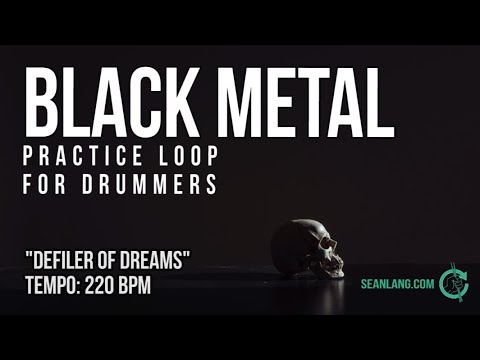 Black Metal - Drumless Track For Drummers - "Defiler Of Dreams"