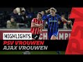 Mooi gebaar voor Vanity Lewerissa ❤ | HIGHLIGHTS PSV Vrouwen - Ajax Vrouwen