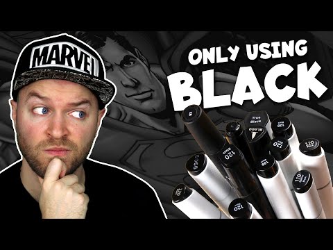 Coloring using ONLY BLACK - The IMPOSSIBLE Task !!