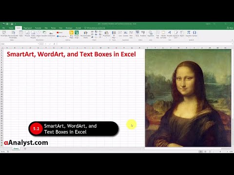 Intro to Excel Course - 5.2 SmartArt, WordArt, and Text Boxes in Excel