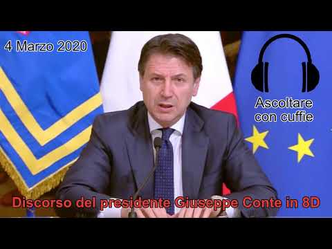 Discorso di Giuseppe Conte in 8D - 4 Marzo 2020