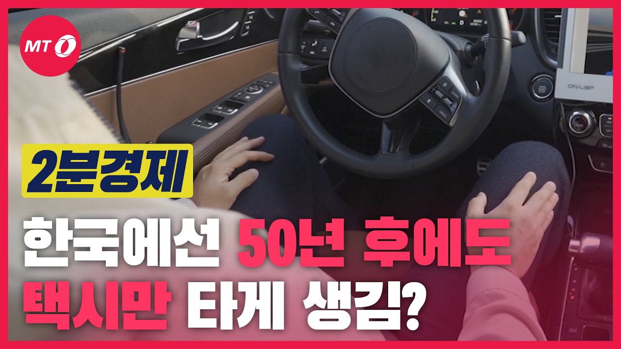 [2분경제]한국에선 50년 후에도 택시만 타야 하나