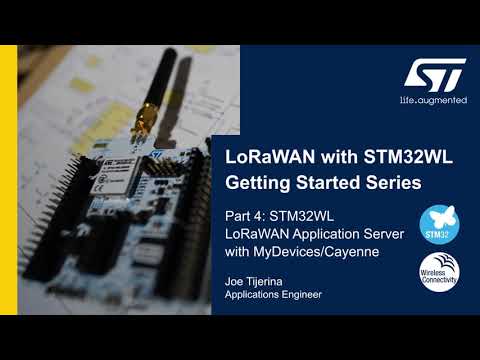 LoRaWAN with STM32 Getting Started: Part 4, LoRaWAN Application Server with MyDevices/Cayenne