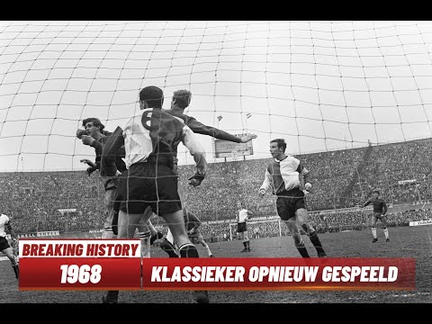 Ajax en Feyenoord moesten in 1968 ook een gestaakte wedstrijd inhalen