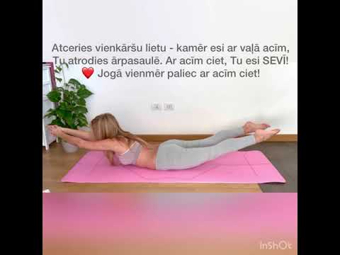 Jogas vingrojumi vēdera presei