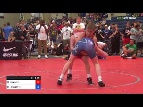 2018 UWW Cadet And U23 Nationals/UWW Cadet Greco-Roman 55 RR Rnd 2 - Hunter Lewis (Team) Vs. Dylan