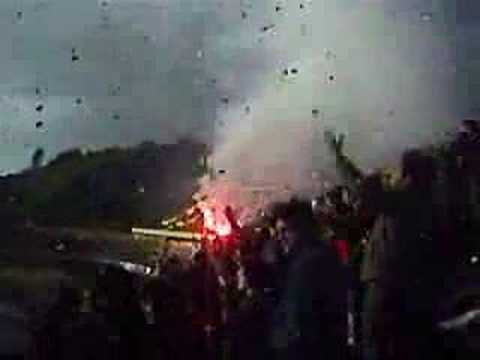 "Salida HUACHIPATO vs colas" Barra: Los Acereros &bull; Club: Huachipato